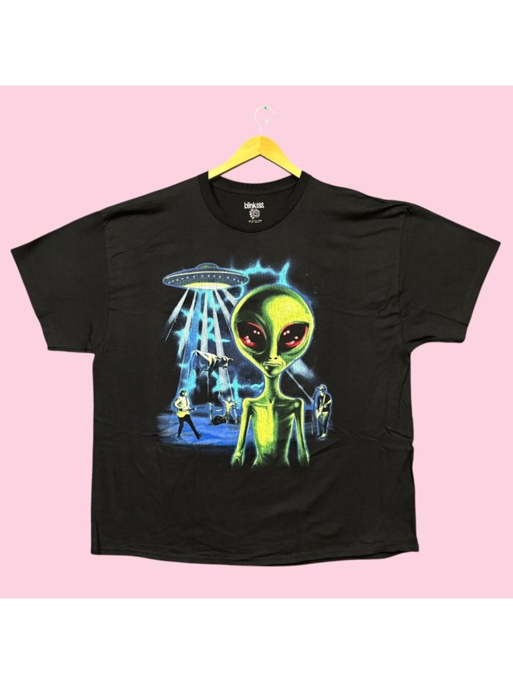 Blink-182 UFO Abduction Alien Rock Band Tee XXXL